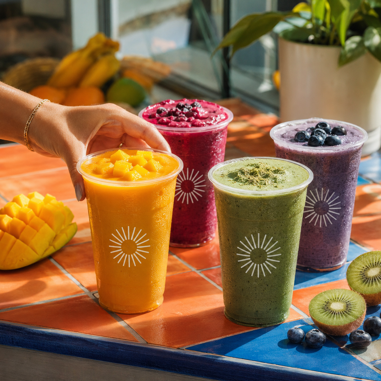 Sunblend smoothie lineup